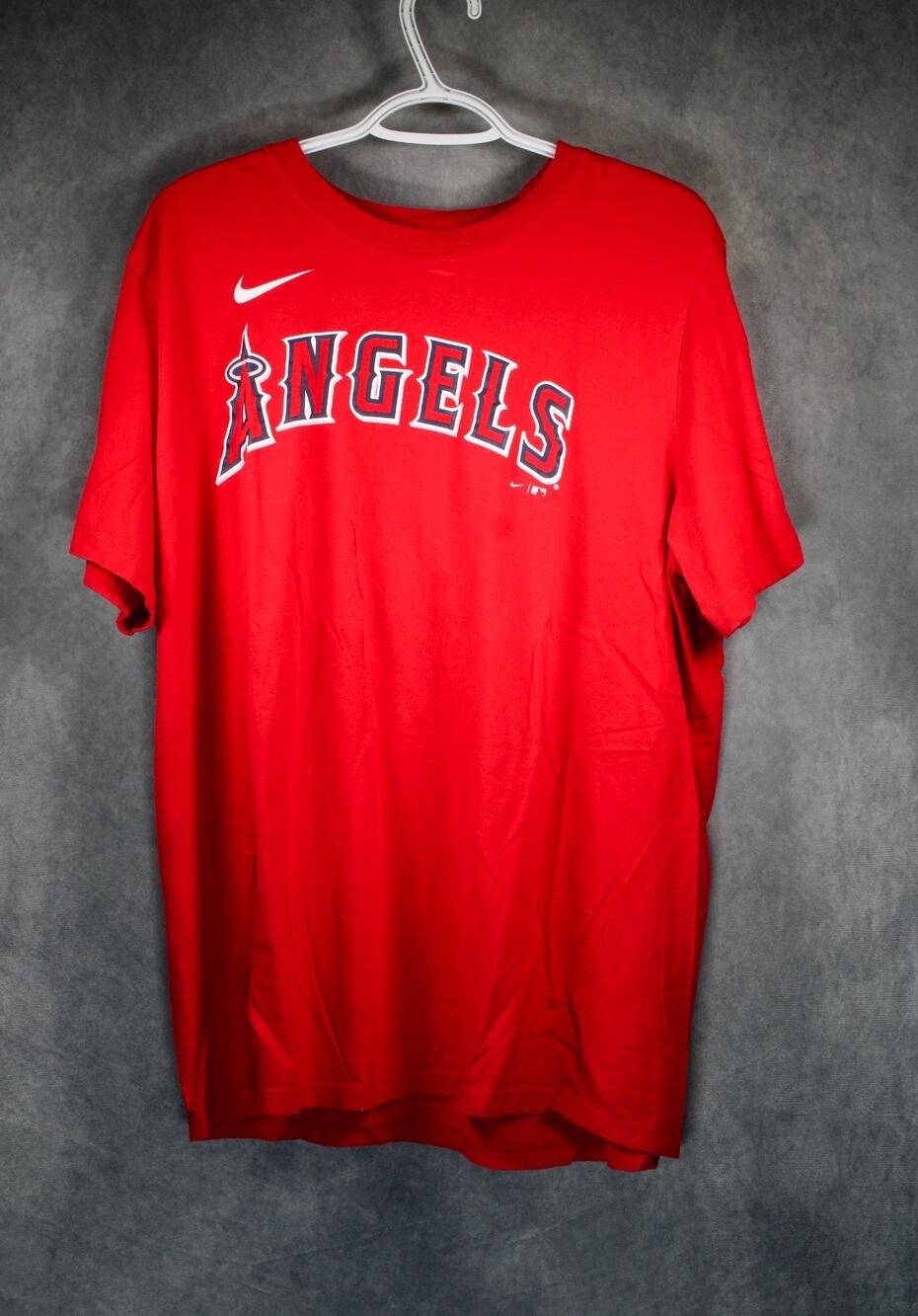 Nike MLB Los Angeles Angels Red T-Shirt Mens Size XL Graphic Tee Excellent